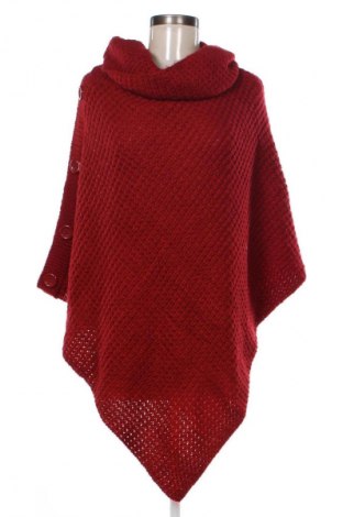 Πόντσο Laura Torelli, Μέγεθος M, Χρώμα Κόκκινο, Τιμή 8,99 €