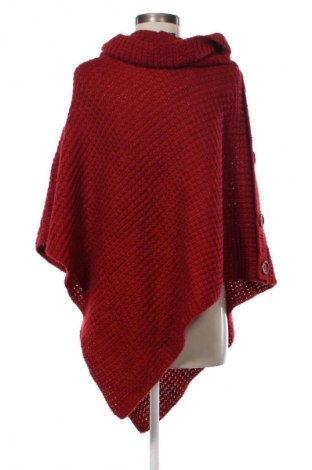 Πόντσο Laura Torelli, Μέγεθος M, Χρώμα Κόκκινο, Τιμή 8,99 €