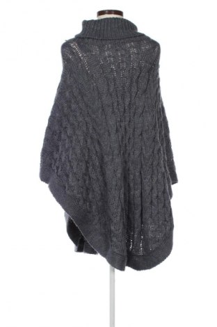 Ponczo Nice & Chic, Rozmiar M, Kolor Szary, Cena 42,99 zł