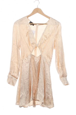 Φόρεμα Unbranded, Μέγεθος XS, Χρώμα  Μπέζ, Τιμή 32,00 €