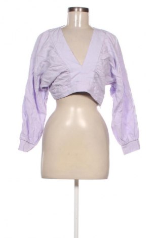 Bluzka damska Zara, Rozmiar L, Kolor Fioletowy, Cena 23,56 zł