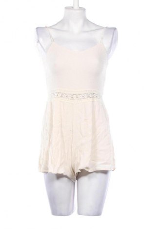 Salopetă scurtă de damă H&M Divided, Mărime S, Culoare Ecru, Preț 7,99 Lei