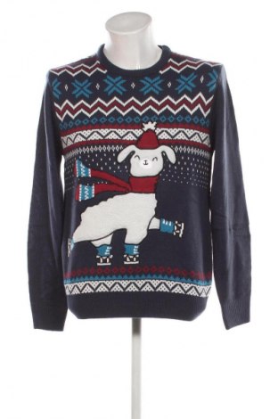 Pulover de bărbați Montego, Mărime M, Culoare Albastru, Preț 15,99 Lei