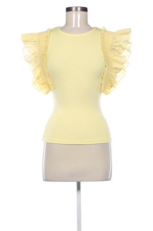 Γυναικεία μπλούζα Amisu, Μέγεθος XS, Χρώμα Κίτρινο, Τιμή 10,00 €