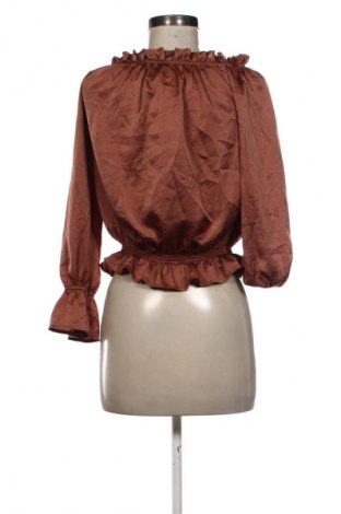 Дамска блуза Amisu, Размер XS, Цвят Кафяв, Цена 10,22 €