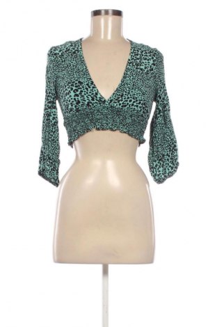 Дамска блуза Bershka, Размер XS, Цвят Многоцветен, Цена 10,00 €