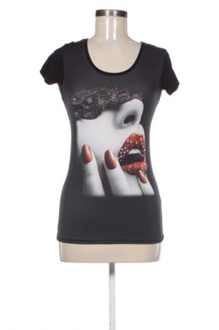 Γυναικεία μπλούζα Crazy Daisy, Μέγεθος M, Χρώμα Μαύρο, Τιμή 14,00 €