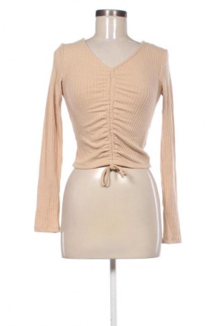 Γυναικεία μπλούζα Fb Sister, Μέγεθος XS, Χρώμα  Μπέζ, Τιμή 11,99 €