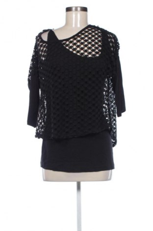 Γυναικεία μπλούζα Laura Torelli, Μέγεθος M, Χρώμα Μαύρο, Τιμή 3,99 €