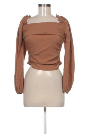 Дамска блуза SHEIN, Размер XS, Цвят Кафяв, Цена 3,57 €