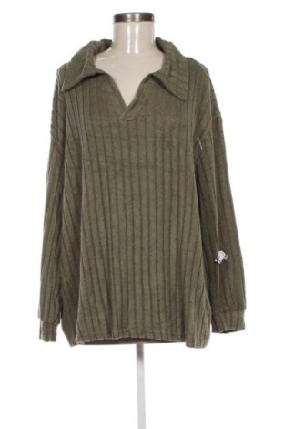 Дамска блуза SHEIN, Размер XXL, Цвят Зелен, Цена 4,09 €