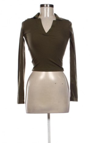 Дамска блуза Sinsay, Размер XS, Цвят Зелен, Цена 6,64 €