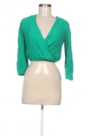 Дамска блуза Trendyol, Размер XS, Цвят Зелен, Цена 17,00 €