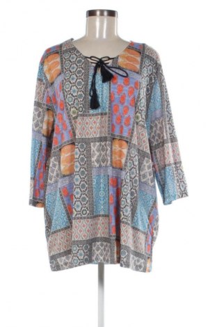 Γυναικεία μπλούζα Ulla Popken, Μέγεθος XL, Χρώμα Πολύχρωμο, Τιμή 12,99 €