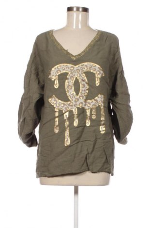 Дамска блуза Unbranded, Размер XL, Цвят Зелен, Цена 5,62 €
