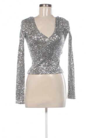 Γυναικεία μπλούζα Zara, Μέγεθος S, Χρώμα Ασημί, Τιμή 8,99 €