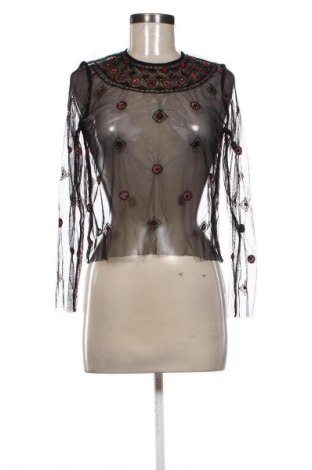 Дамска блуза Zara, Размер S, Цвят Черен, Цена 6,64 €