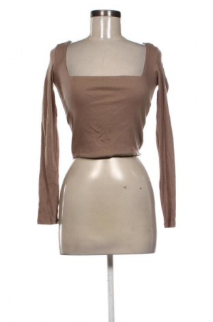 Дамска блуза Zara, Размер S, Цвят Кафяв, Цена 14,00 €