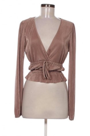 Дамска блуза Zara, Размер S, Цвят Кафяв, Цена 14,31 €