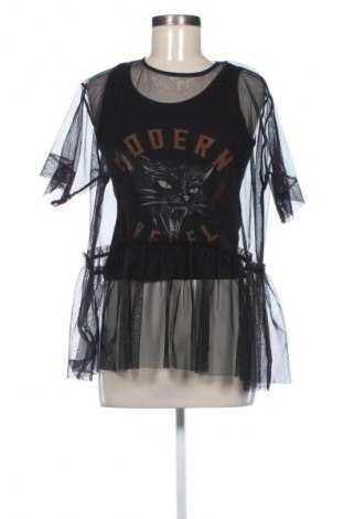 Дамска блуза Zara, Размер S, Цвят Черен, Цена 10,16 €