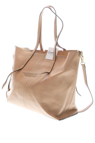 Γυναικεία τσάντα Santini, Χρώμα  Μπέζ, Τιμή 120,66 €