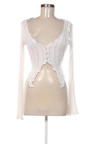 Γυναικεία ζακέτα Fb Sister, Μέγεθος M, Χρώμα Λευκό, Τιμή 17,99 €