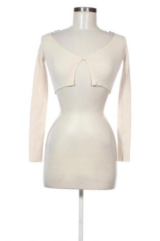 Дамска жилетка Pull&Bear, Размер XS, Цвят Екрю, Цена 15,00 €