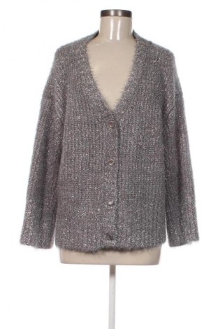 Damen Strickjacke Saint Tropez, Größe XL, Farbe Grau, Preis € 10,99