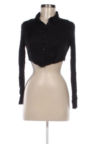 Cămașă de femei Bershka, Mărime S, Culoare Negru, Preț 38,99 Lei