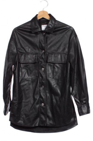 Γυναικείο πουκάμισο Bershka, Μέγεθος XS, Χρώμα Μαύρο, Τιμή 7,99 €