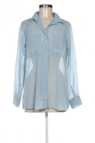 Γυναικείο πουκάμισο Bershka, Μέγεθος S, Χρώμα Μπλέ, Τιμή 13,99 €