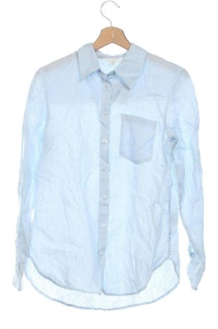 Γυναικείο πουκάμισο H&M, Μέγεθος XS, Χρώμα Μπλέ, Τιμή 8,99 €
