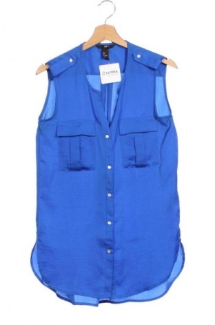 Дамска риза H&M, Размер XS, Цвят Син, Цена 4,60 €