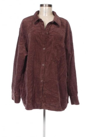 Дамска риза H&M Divided, Размер XL, Цвят Кафяв, Цена 13,29 €