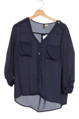 Дамска риза H&M Divided, Размер XS, Цвят Син, Цена 4,09 €