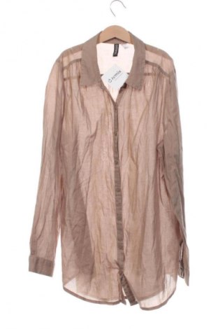 Дамска риза H&M Divided, Размер XS, Цвят Кафяв, Цена 13,00 €