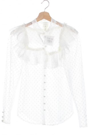 Damska koszula H&M x Sandra Mansour, Rozmiar XS, Kolor Biały, Cena 67,99 zł