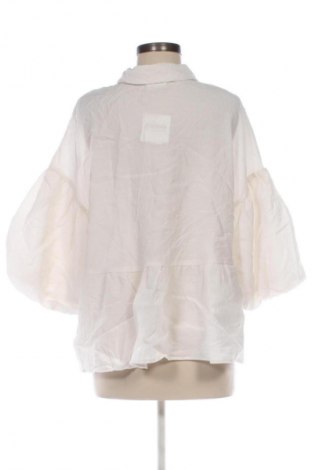 Γυναικείο πουκάμισο Kaffe, Μέγεθος XL, Χρώμα Εκρού, Τιμή 10,99 €