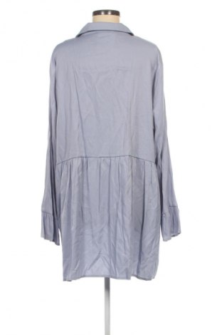 Γυναικείο πουκάμισο SHEIN, Μέγεθος 4XL, Χρώμα Μπλέ, Τιμή 12,78 €