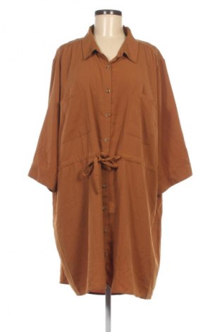 Γυναικείο πουκάμισο Unbranded, Μέγεθος 4XL, Χρώμα Καφέ, Τιμή 12,78 €