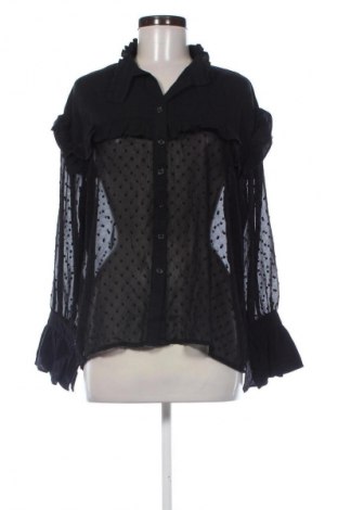 Γυναικείο πουκάμισο Unbranded, Μέγεθος M, Χρώμα Μαύρο, Τιμή 15,99 €