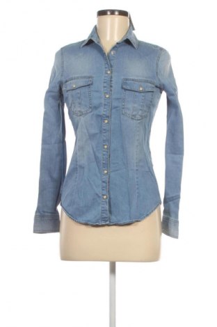 Дамска риза Zara, Размер M, Цвят Син, Цена 14,00 €