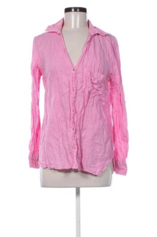 Дамска риза Zara, Размер M, Цвят Розов, Цена 14,00 €
