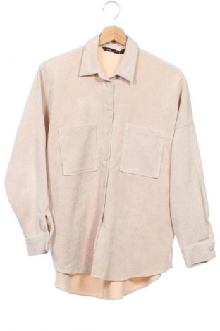 Γυναικείο πουκάμισο Zara, Μέγεθος XS, Χρώμα  Μπέζ, Τιμή 8,99 €