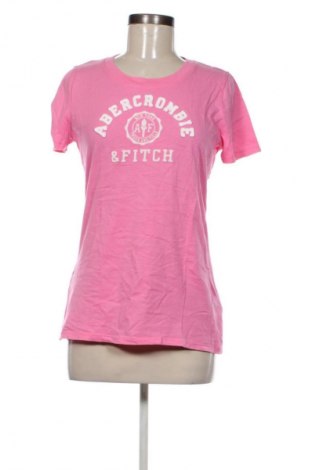 Дамска тениска Abercrombie & Fitch, Размер L, Цвят Розов, Цена 8,18 €