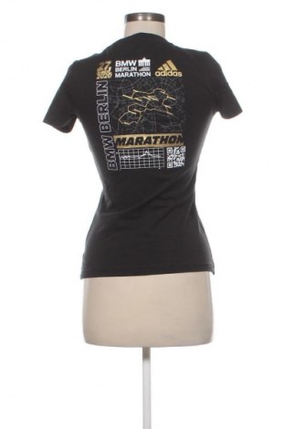 Γυναικείο t-shirt Adidas, Μέγεθος XS, Χρώμα Μαύρο, Τιμή 14,00 €