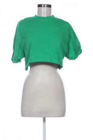Tricou de femei Bershka, Mărime S, Culoare Verde, Preț 26,99 Lei