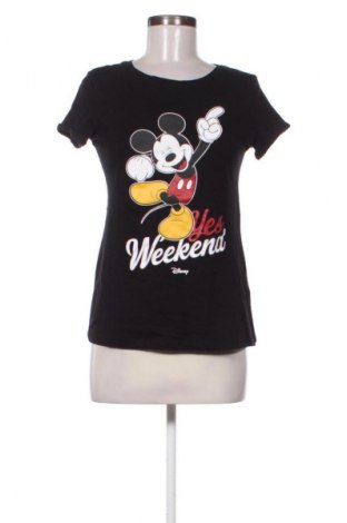 Γυναικείο t-shirt Disney, Μέγεθος M, Χρώμα Μαύρο, Τιμή 9,00 €