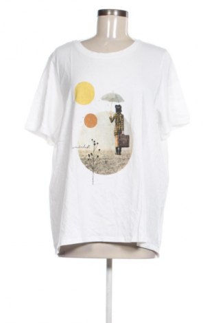 Γυναικείο t-shirt Esprit, Μέγεθος XL, Χρώμα Λευκό, Τιμή 11,99 €