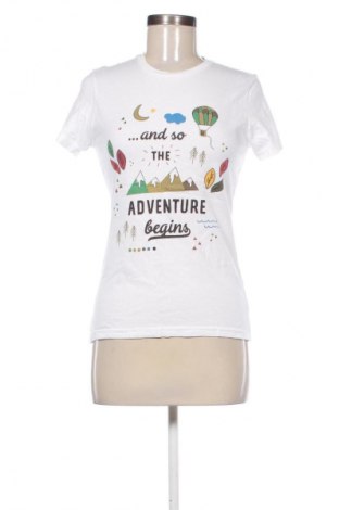 Γυναικείο t-shirt Gildan, Μέγεθος S, Χρώμα Λευκό, Τιμή 9,00 €